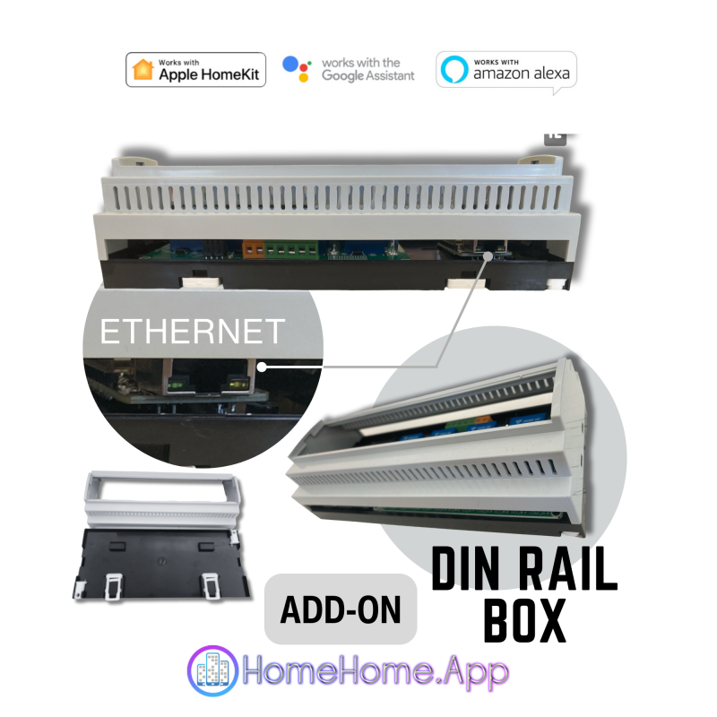 Apple HomeKit, Google Home, Alexa Compatible Ethernet 4x Relay Switch - Görsel 13