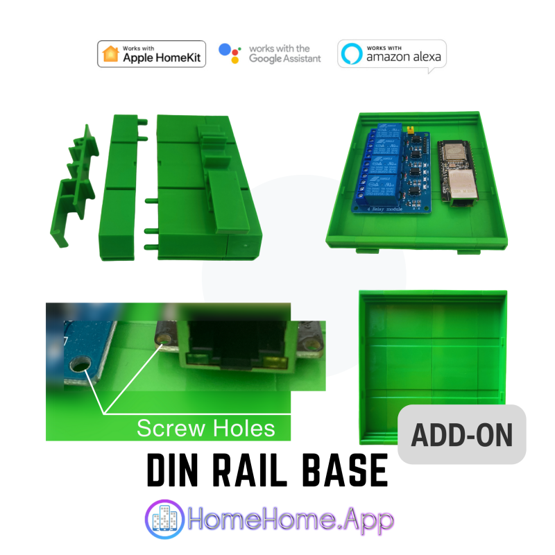 Apple HomeKit, Google Home, Alexa Compatible Ethernet 4x Relay Switch - Görsel 4