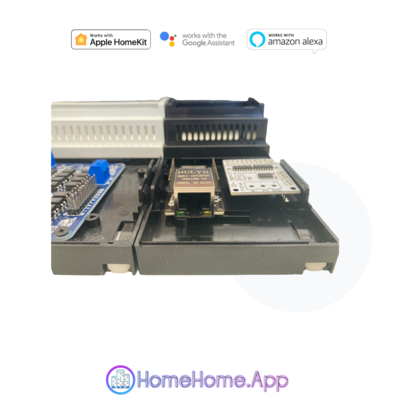 Apple HomeKit, Google Home, Alexa Compatible Ethernet 16x Relay Switch DIN Rail - Görsel 12