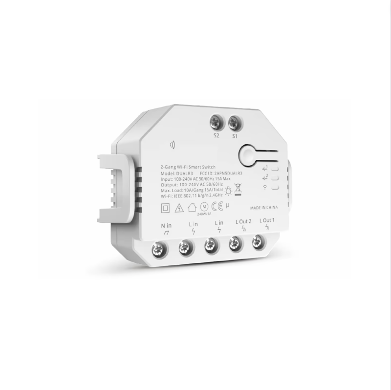 Dual R3: WiFi-Enabled On Off Switch for Apple HomeKit and Google Home