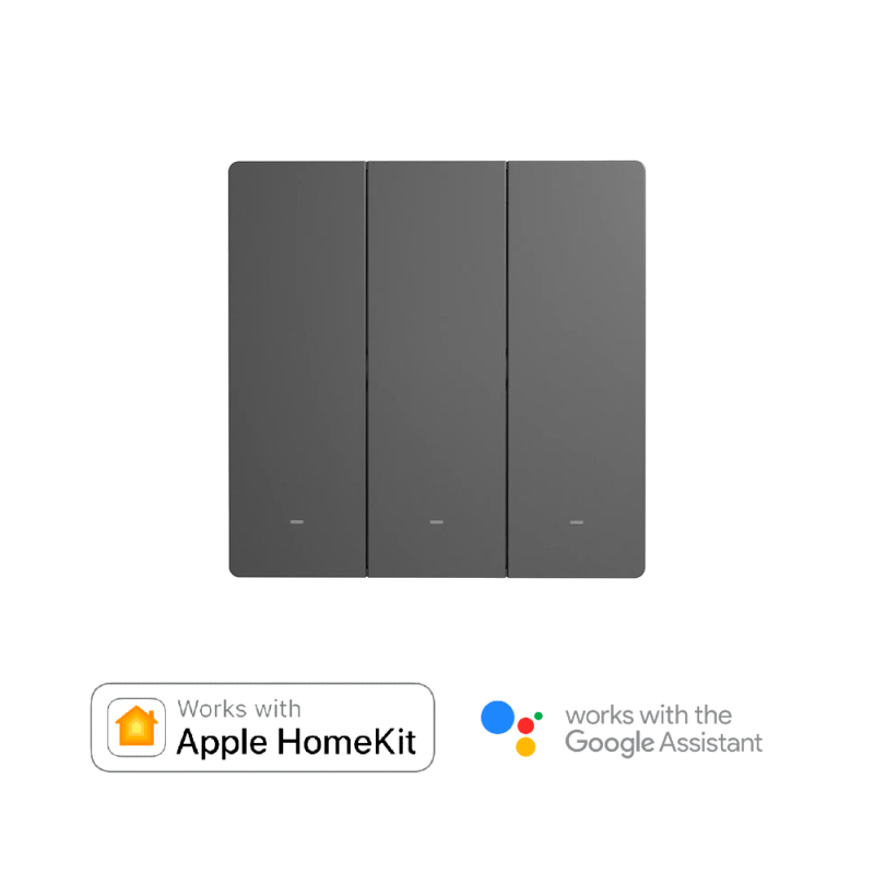 Switchman M5 x3: Smart On-Off Wall Switch for Apple HomeKit and Google Home - Görsel 2
