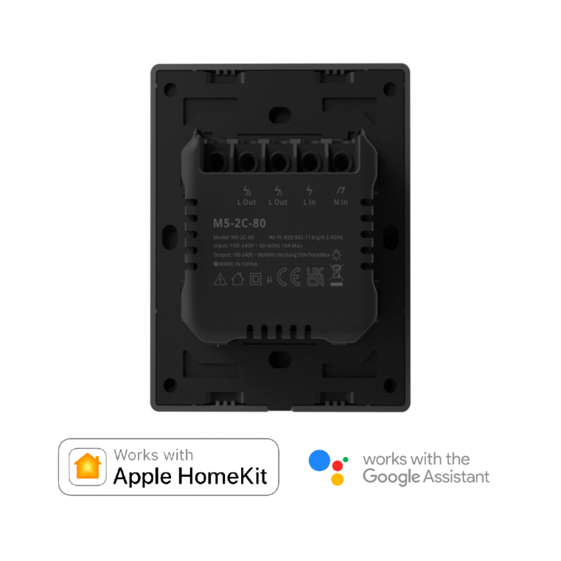 Switchman M5 x2: Smart Roller Shutter and On-Off Wall Switch for Apple HomeKit and Google Home - Görsel 6