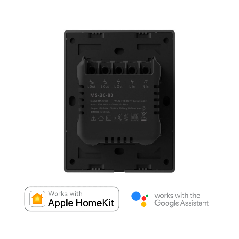 Switchman M5 x3: Smart On-Off Wall Switch for Apple HomeKit and Google Home - Görsel 5