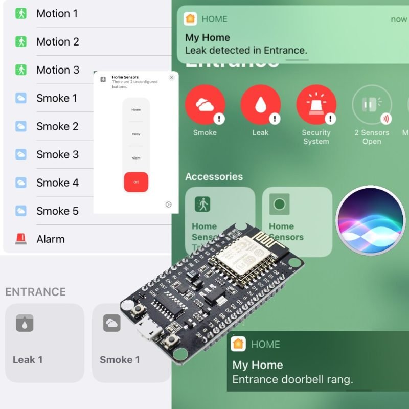 Black Castle Box Apple HomeKit Smart Home Alarm - Görsel 5