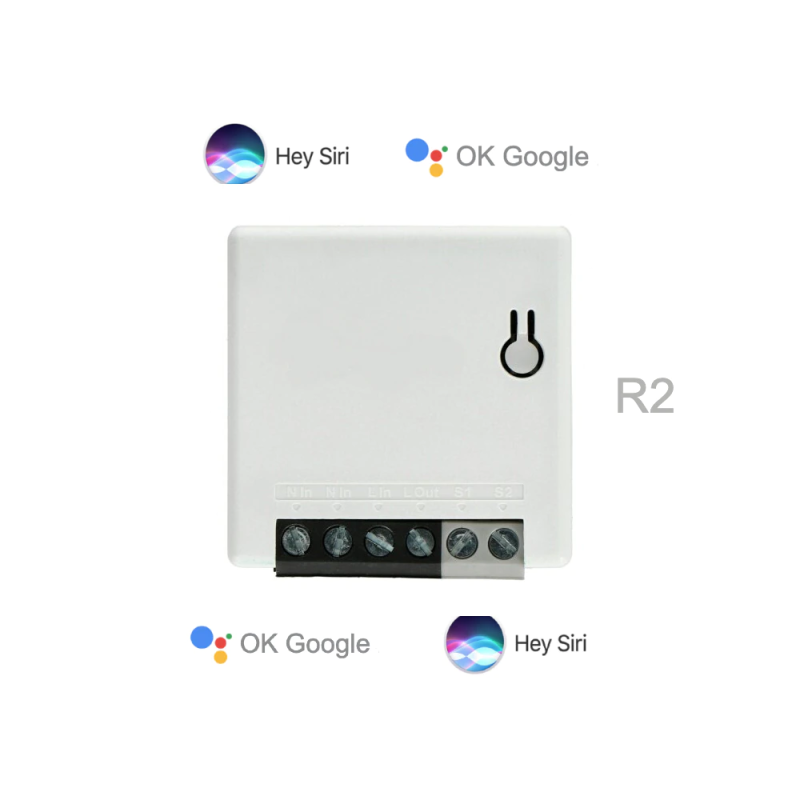 Mini Switch Relay For Apple HomeKit Google Home Garage Control - Görsel 2