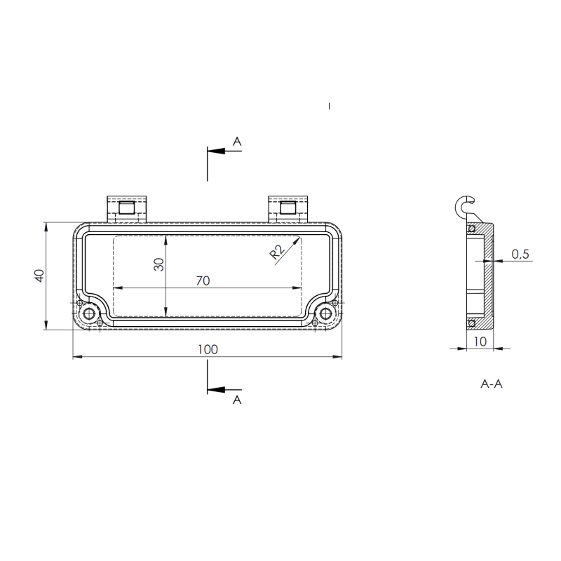 Outdoor Plastic Enclosure Box for IOT Projects with IP67 Rating Cable Gland - Görsel 6