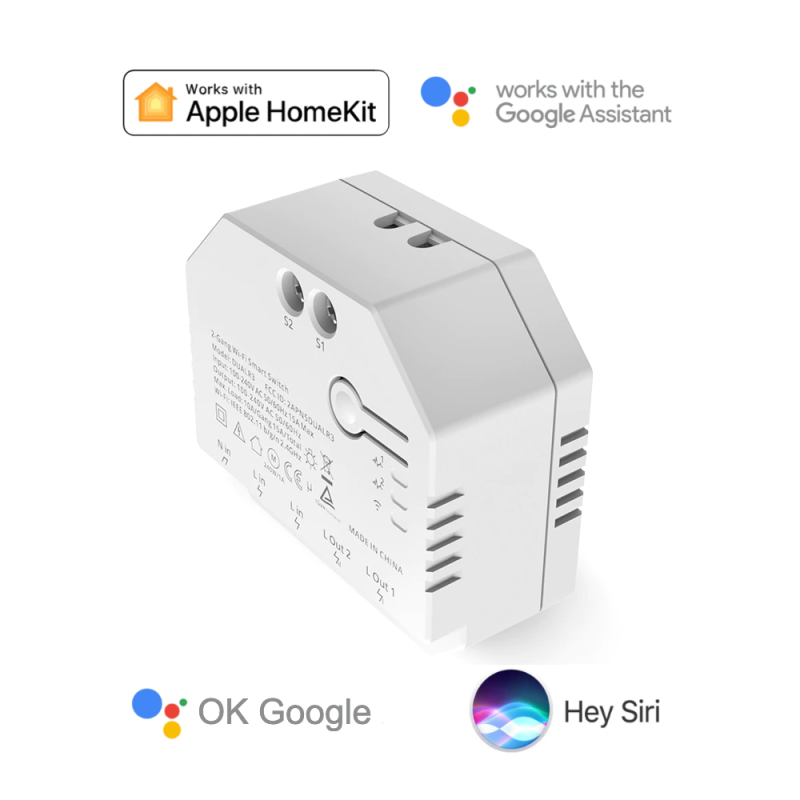 Dual R3: WiFi-Enabled On Off Switch for Apple HomeKit and Google Home - Görsel 4