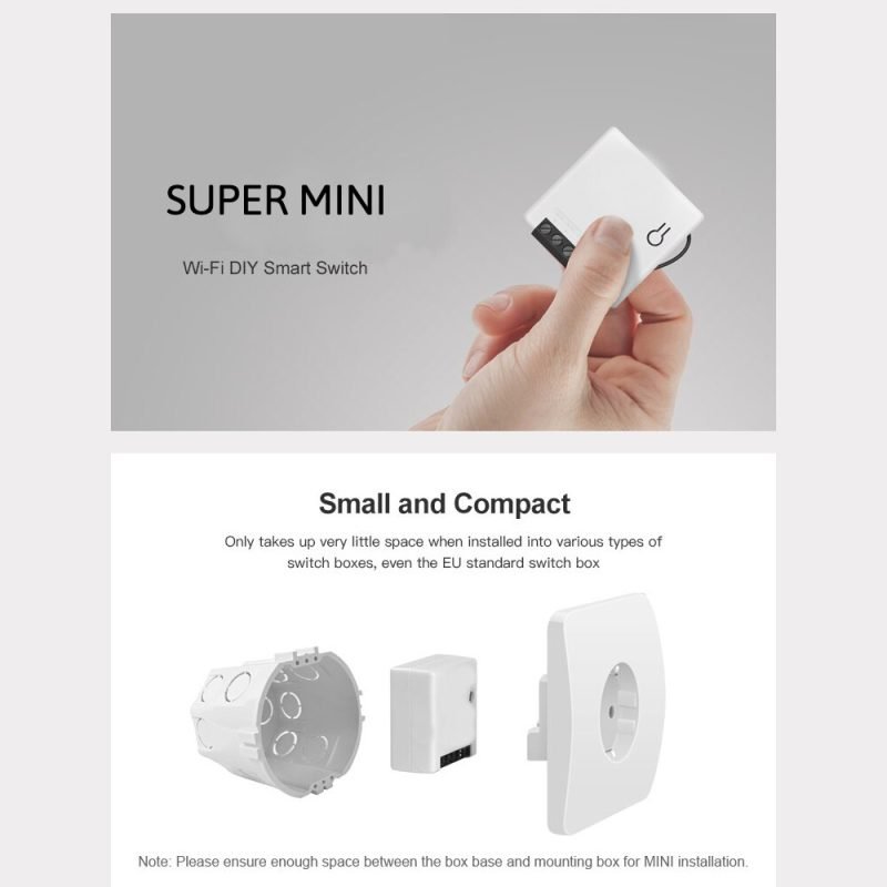 Mini Switch Relay For Apple HomeKit Google Home Garage Control - Görsel 7