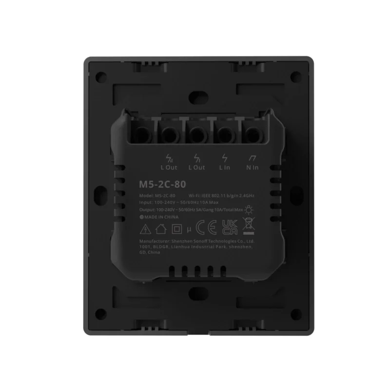 M5-2C-80 Akıllı Duvar Anahtarı 2 Kanallı - Görsel 6