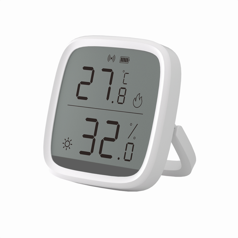 SNZB-02D ZigBee LCD Ekranlı Akıllı Sıcaklık ve Nem Sensörü - Görsel 2
