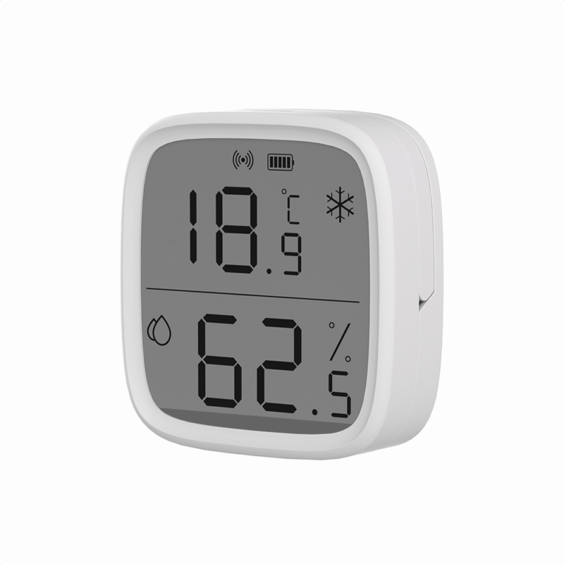 SNZB-02D ZigBee LCD Ekranlı Akıllı Sıcaklık ve Nem Sensörü - Görsel 3