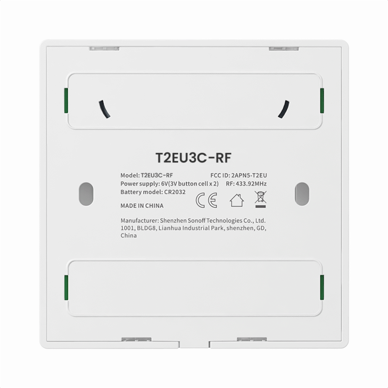 T2-EU-3C Kablosuz RF Akıllı Duvar Anahtarı - Görsel 3